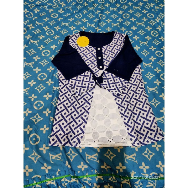 blouse batik wanita dewasa remaja size M batik kerja