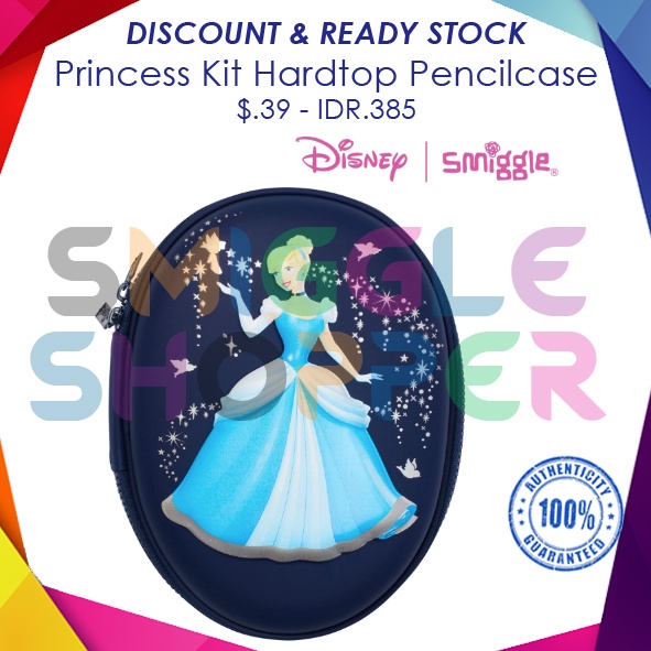 smiggle ORI Disney Princess Cinderella Hardtop Stationery Gift Pack