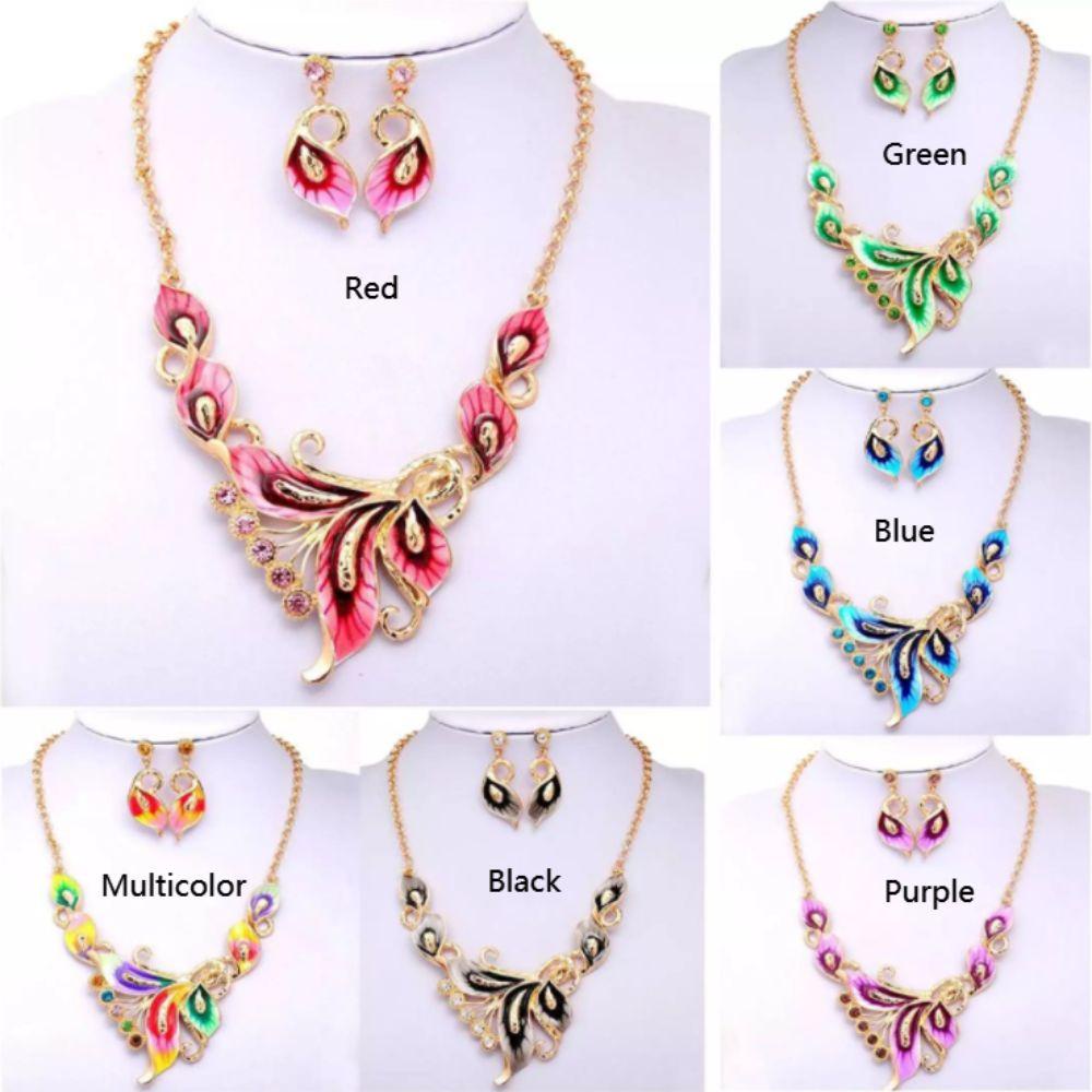 R-flower Chain Necklace Aksesoris Fashion Set Perhiasan Klavikula Bunga