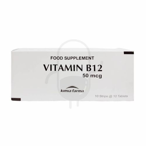 Vitamin B12 Kimia Farma (per box) isi 10 strip