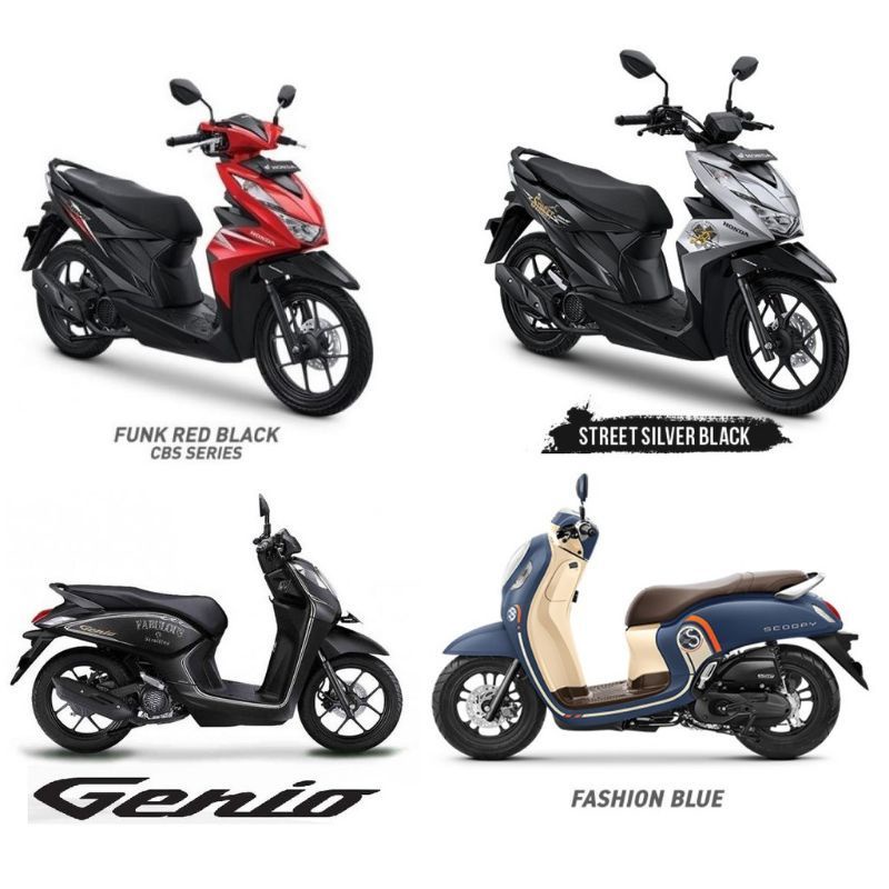 As standar dua tengah Genio - Beat iss new led street 2020 k1a Scoopy new 2021 original