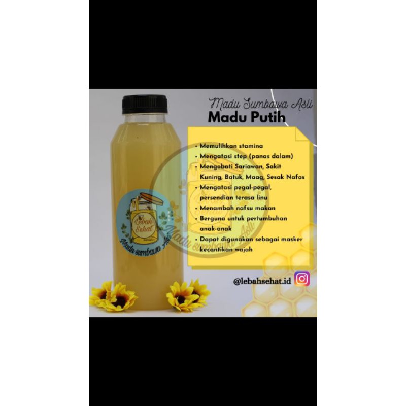 

Madu Sumbawa Asli (Madu Putih)