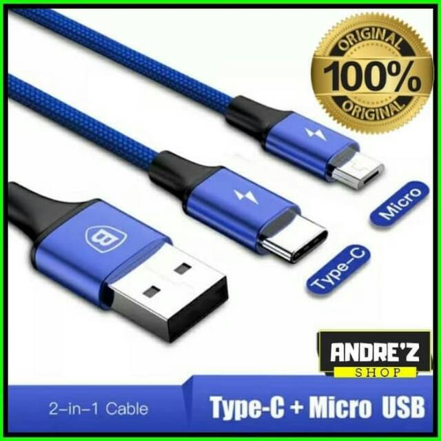 KABEL DATA BASEUS 2in1