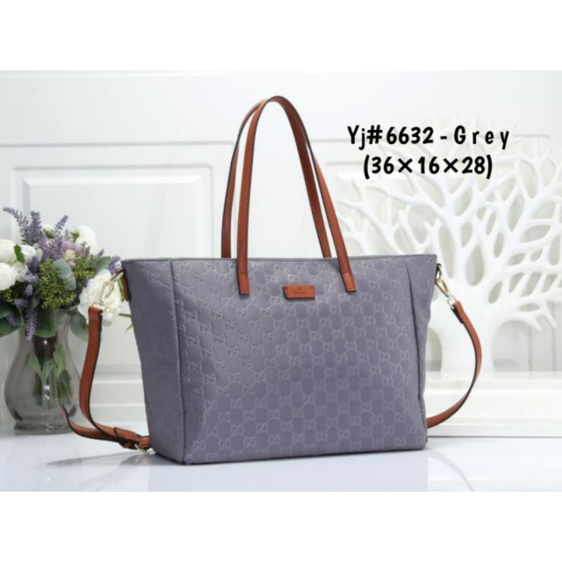 *Tas Gucci Guccissima Nylon ToteBag Large 6632*