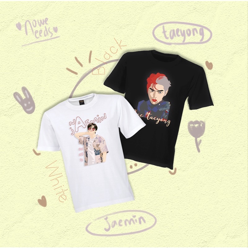 nct jaemin and taeyong t-shirt by noweneeds