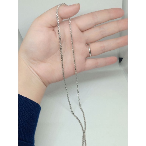 Kalung nori ukir S925 / perhiasan perak 925 berlapis emas