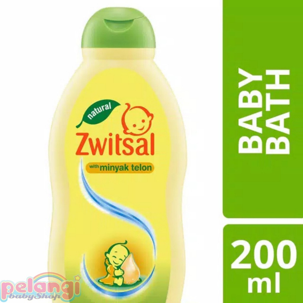 Zwitsal Baby Bath Natural Dengan Minyak Telon 200 ml