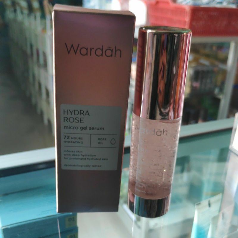 Serum &amp; Essence Wajah 30ml Infuses Skin Wardah Hydra Rose Micro gel Menghidrasi 72 Jam Kasar Kusam Kering Normal Rose Oil Jaga Kelembaban Kulit