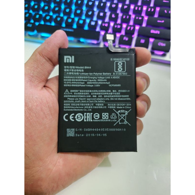 BATERAI BATREI BATTERY XIAOMI REDMI 5 PLUS BN44 ORIGINAL COPOTAN