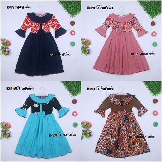  Long  Dress  Jessika uk 3 4 Tahun EXPORT Baju  Anak  