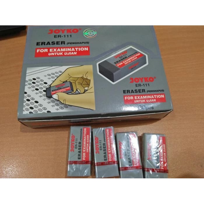 

Trendi Penghapus Untuk Ujian Joyko / Sedang ( Stip / Eraser ) Er-111 (1 Box) Bagus