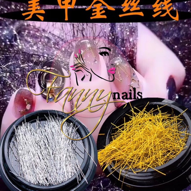 kawat nailart nail string hiasan benang kuku nail acc aksesoris benang