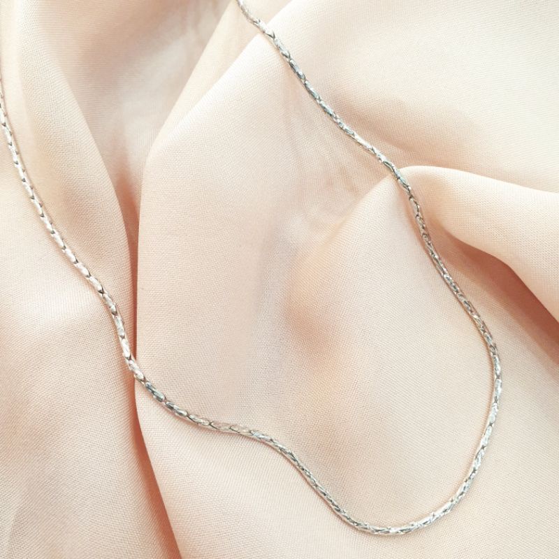 Kalung emas putih aquila emas asli kadar 420