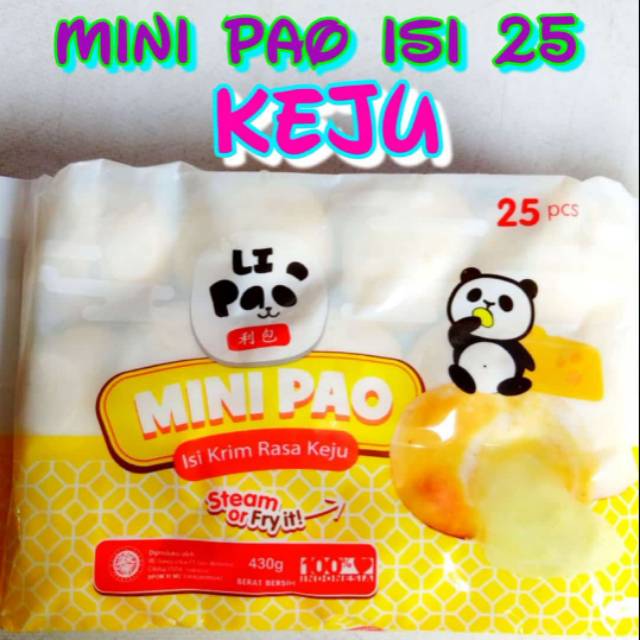 

Mini pao keju isi 25