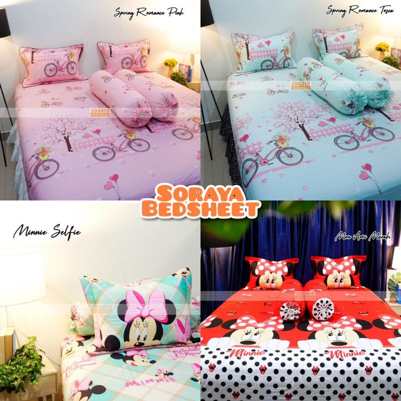 Eatha Sprei Soraya Bedsheet Karakter Uk 180x200x25