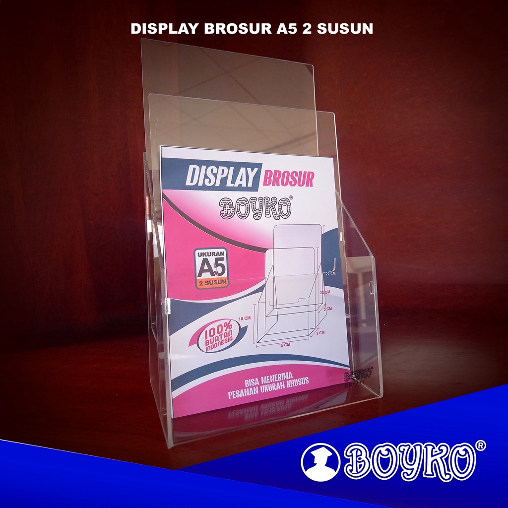 

DISPLAY BROSUR A5 2 SUSUN