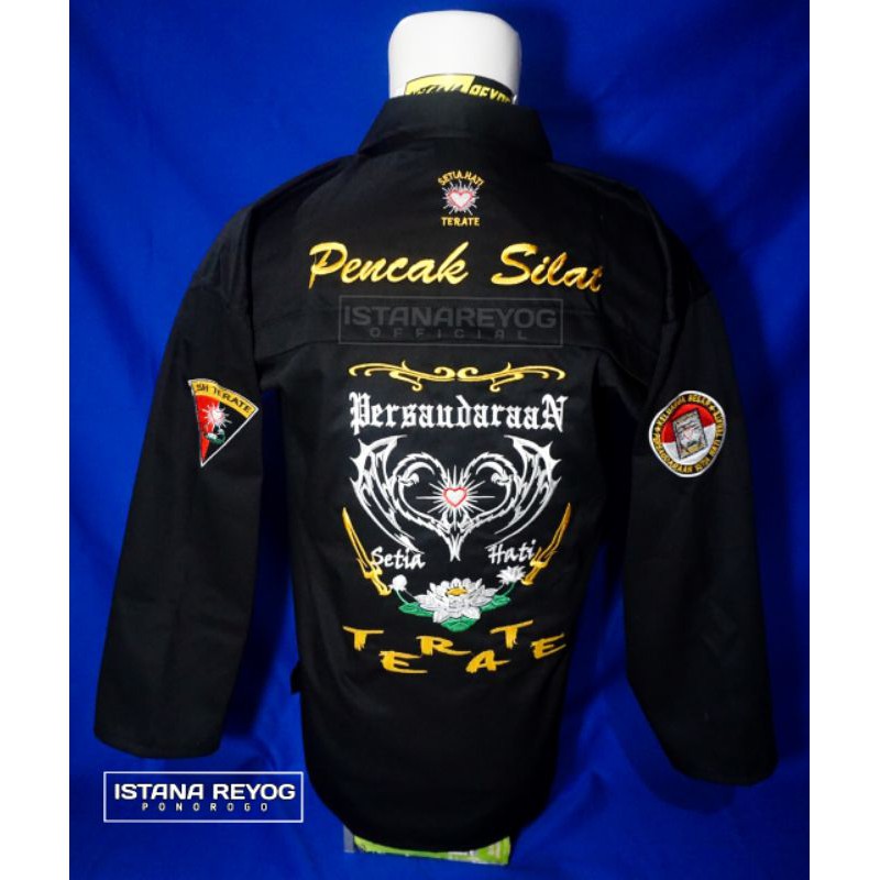 SAKRAL WARGA PSHT BORDIR / SERAGAM SILAT / SAKRAL IPSI / SAKRAL BORDIR / SAKRAL SISWA / PENCAK SILAT