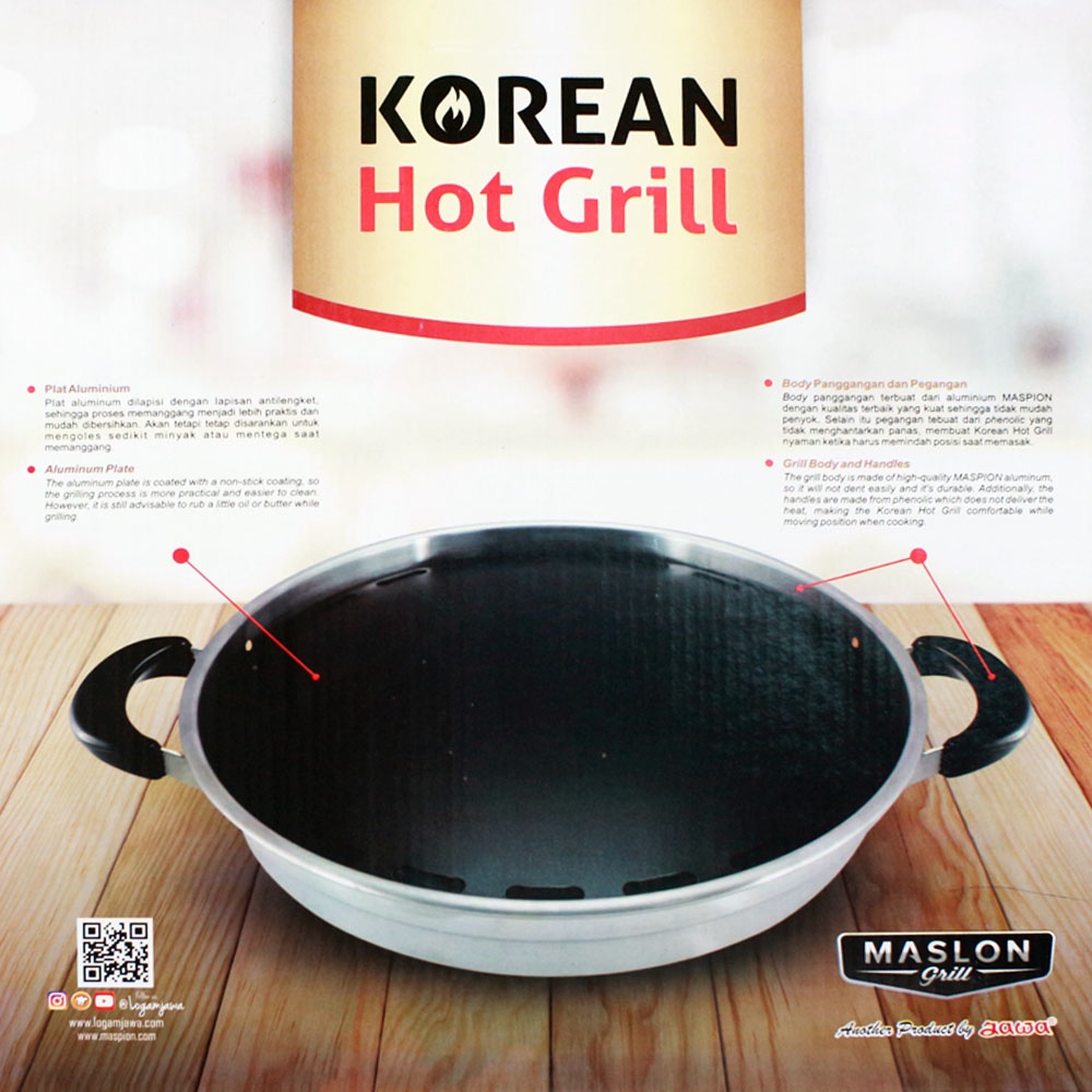 alat Panggangan serbaguna - Maspion Korean Hot Grill