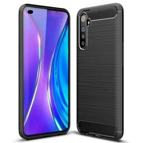 CASE SLIM FIT CARBON IPAKY REALME 6 PRO SOFTCASE - FA