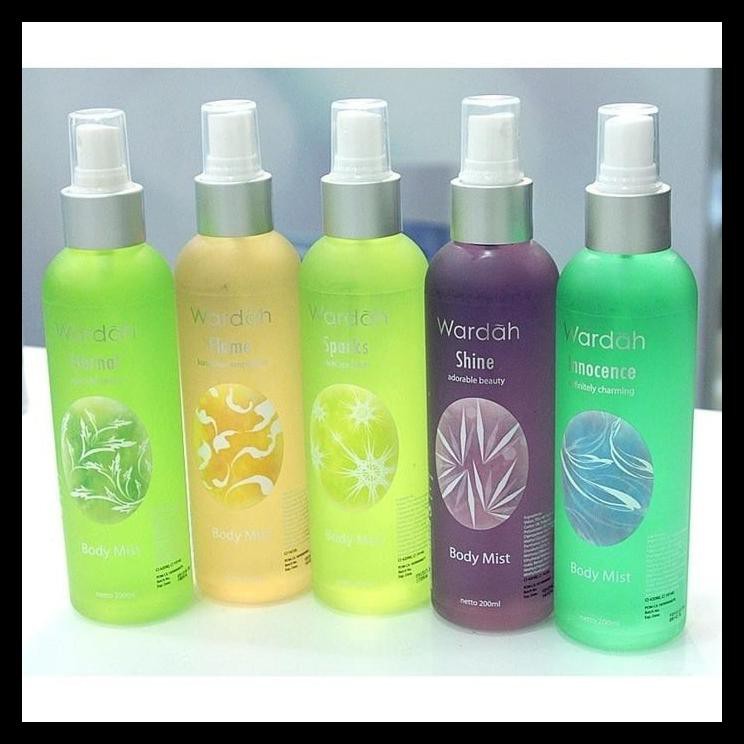 Habisin Stok Lips1361 Wardah Body Mist Innocence Eternal Flame Shine Sparks Parfum Minyak Wangi Body