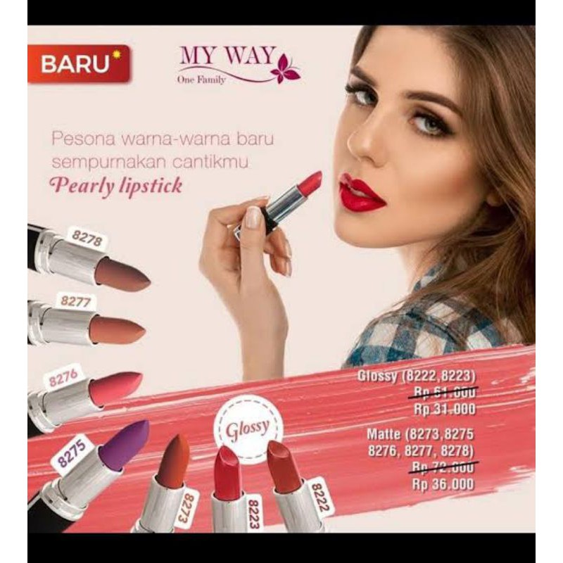 Pearly Lipstik My Way