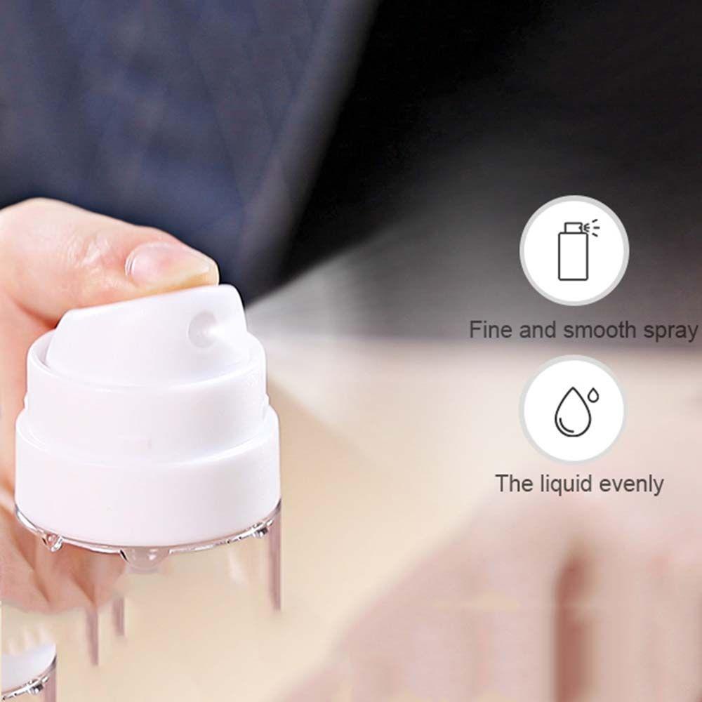 Agustinina Plastik Atomizer Portable Reusable Kabut Halus Transparan Watering bottle Hairdressing Botol Kosong Isi Ulang