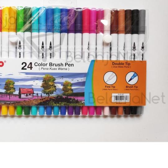 

★ Color Brush Pen Joyko 24 Warna ( Kuas & Pen 24 color) CLP-07 ❀