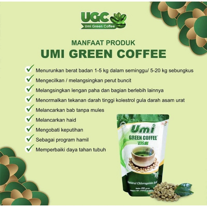 

UGC(COD Umi Green coffee) 2 BUNGKUS