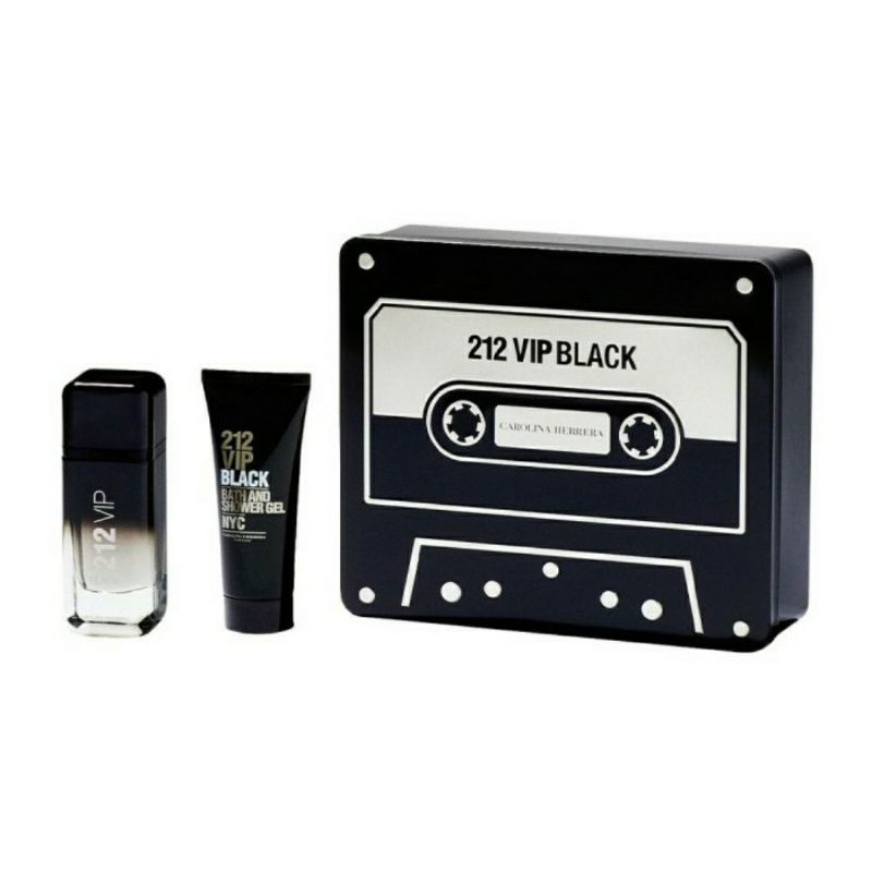 carolina herrera 212 vip black men edp ( giftset )