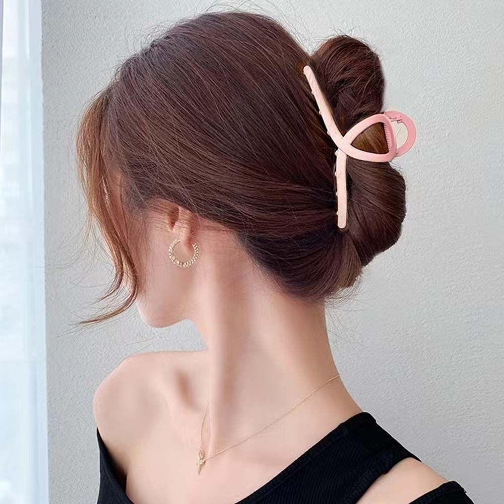 [Elegan] Wanita Hiu Klip Merah Muda Kawaii Aksesoris Rambut Kitty Kucing Hiasan Kepala Jepit Rambut Gaya Korea Hair Clips