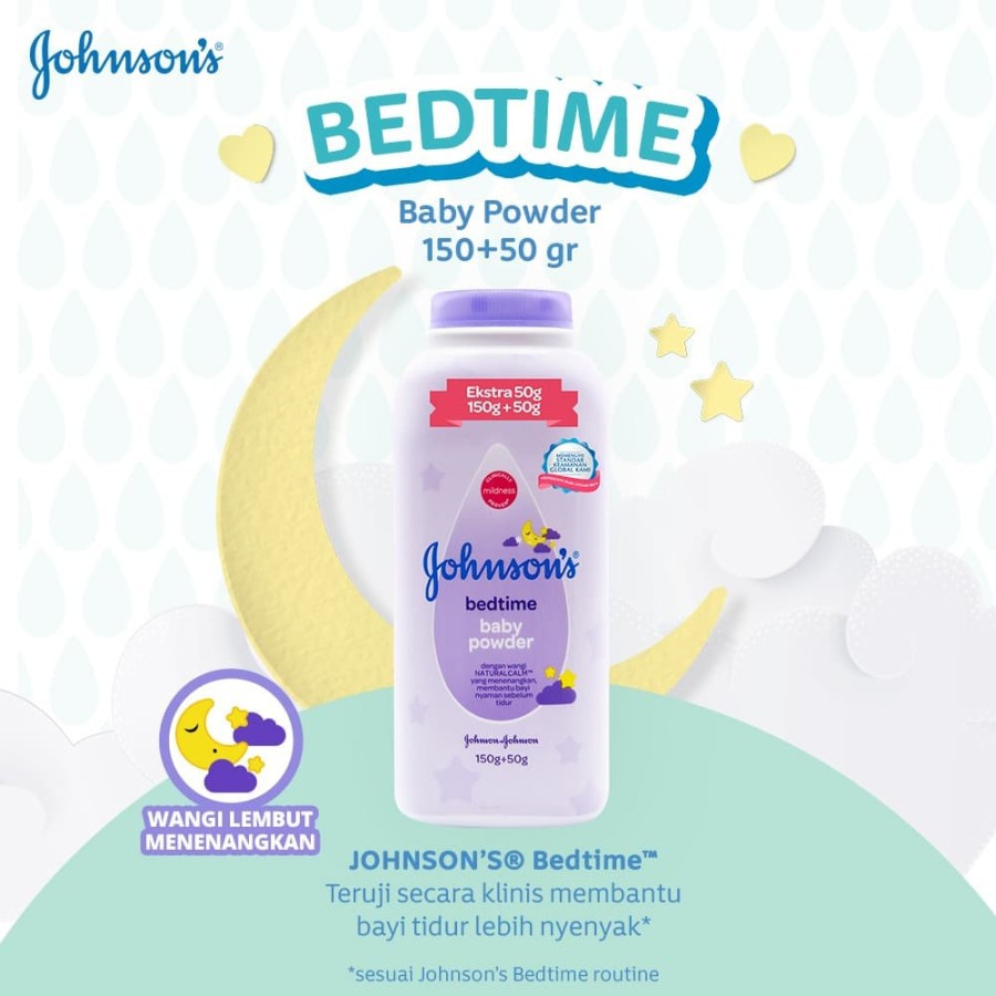 Johnson`s Baby Powder Bedtime 150+50gr