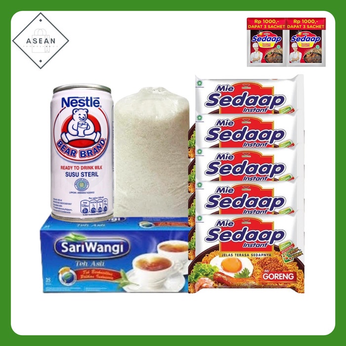 

Paket Sembako Murah 1B - Gratis 2 Sachet Kecap Sedaap