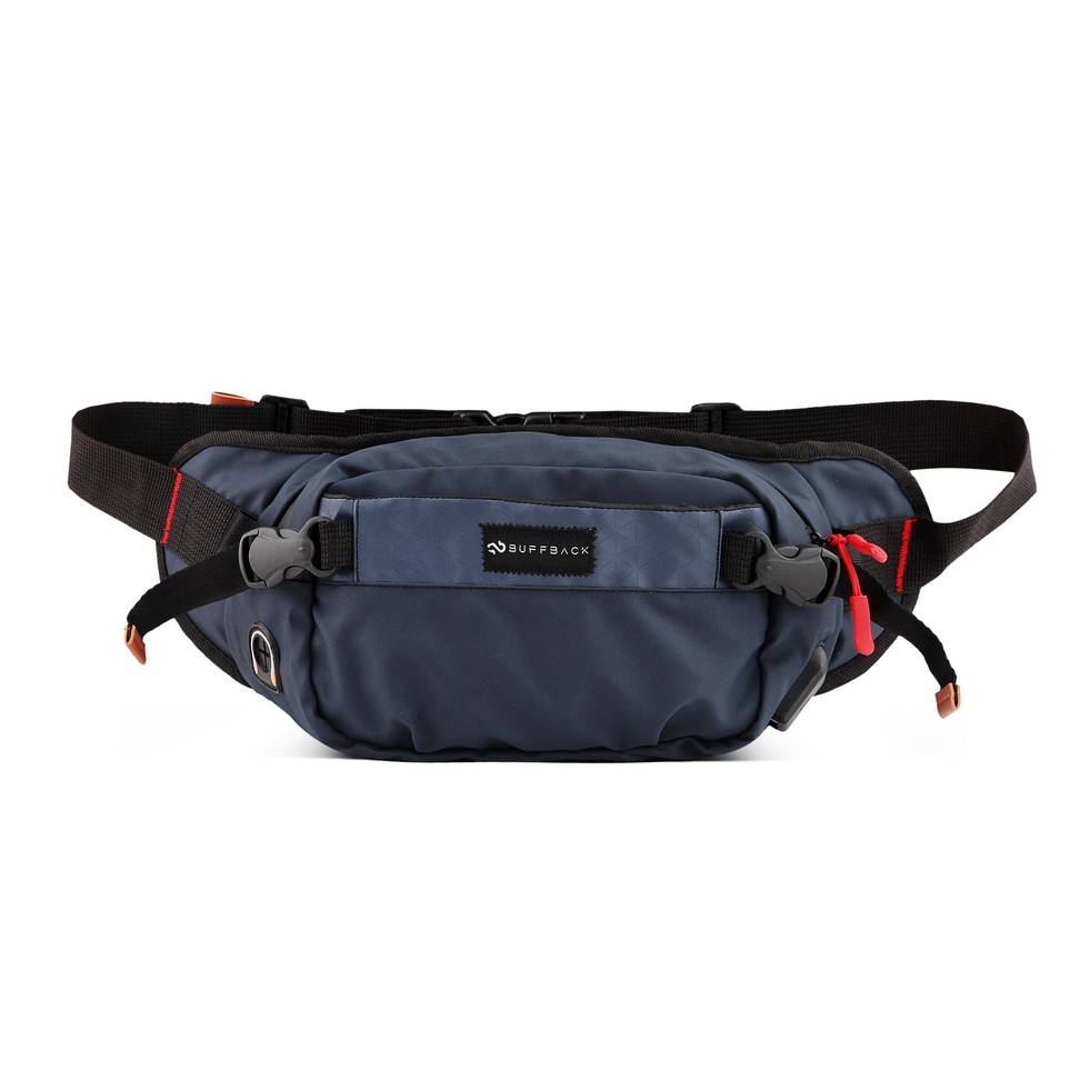 Tas Waistbag Buffback Stripe Black.