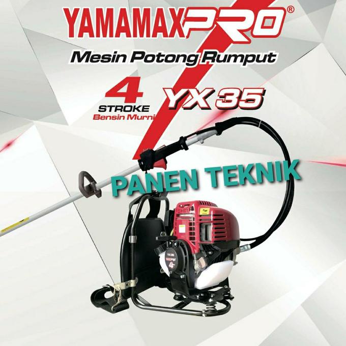 Mesin Potong Rumput Gendong Yamamax Pro 4 Tak Mirip Honda