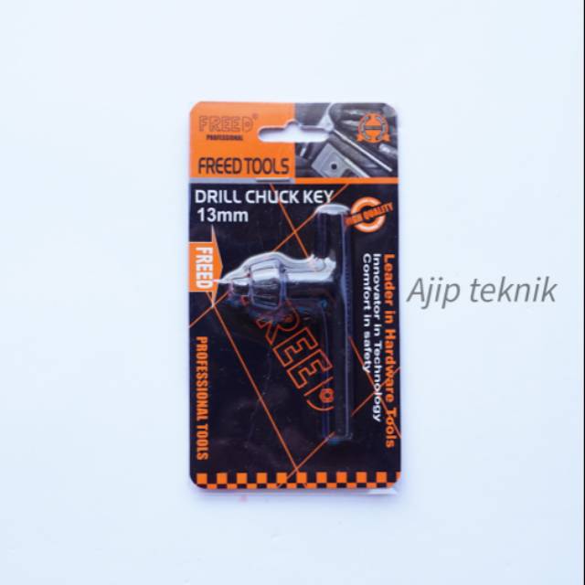 Kunci Kepala Bor Key For Drill Chuck 13 mm Freed