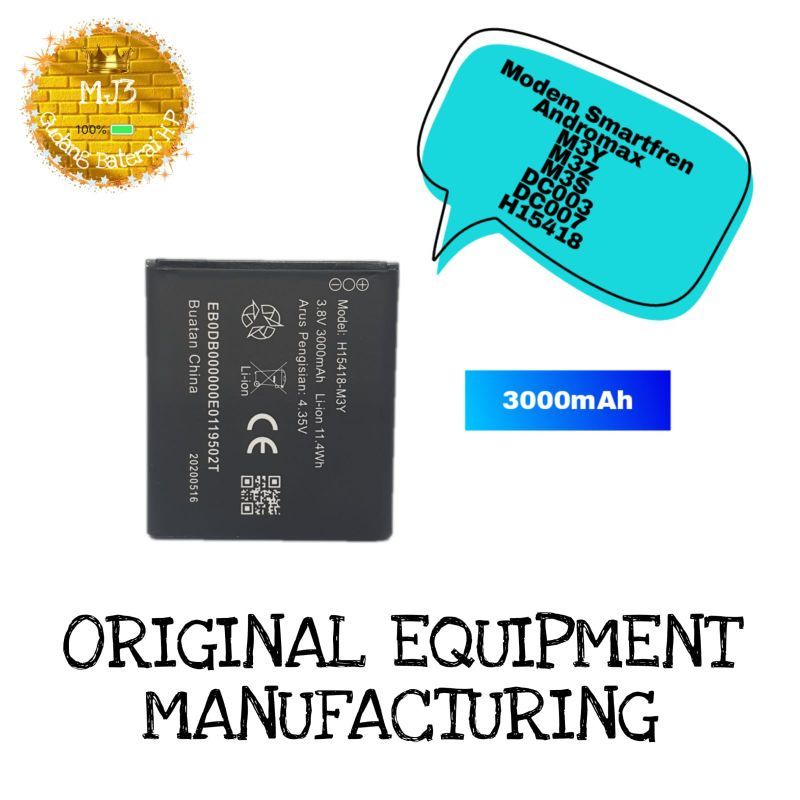 Baterai Battery Smartfren Andromax M3Y M3Z M3S DCOO3 Batre Smartfren Andromax M3Y M3Z M3S