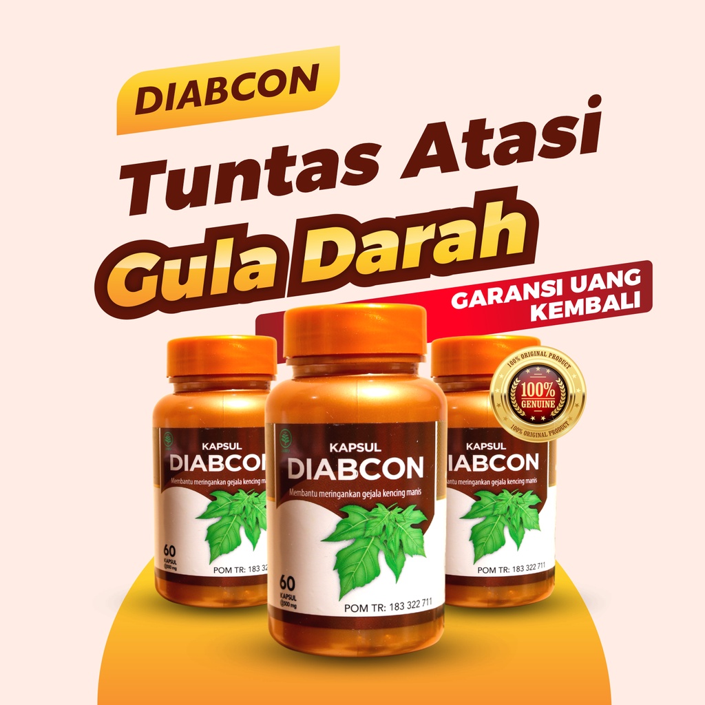 Diabcon Obat Herbal Diabetes Gula Darah Kencing Manis