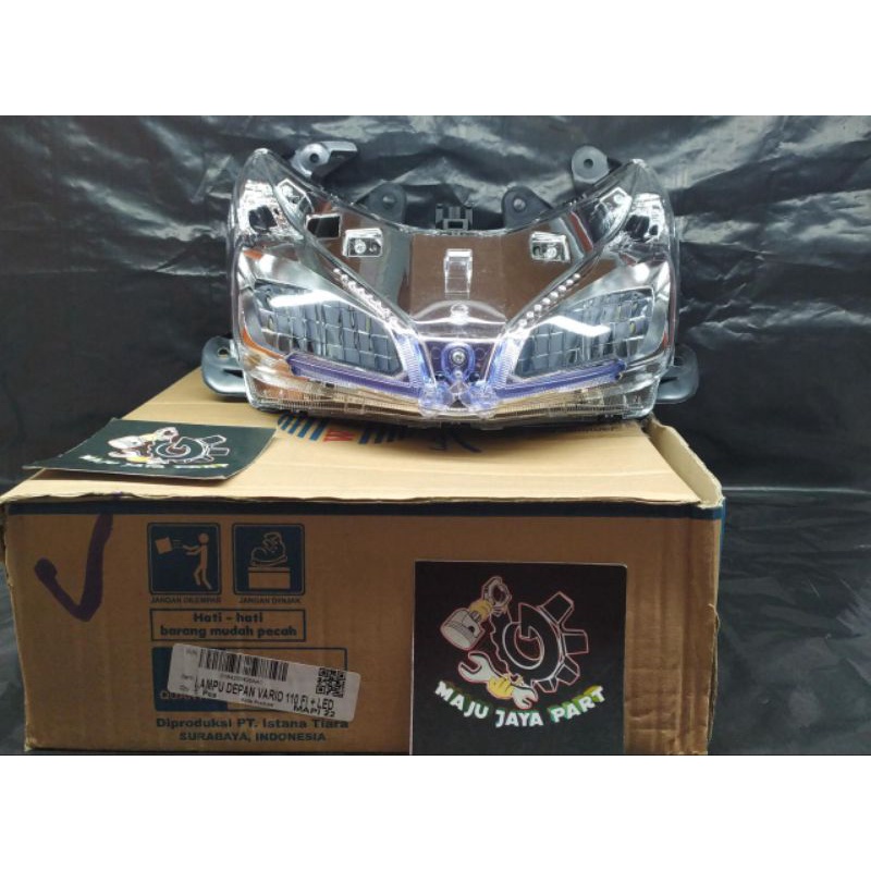Reflektor Lampu Depan Reflector Vario 110 Fi Esp + LED (Socket 7) Win