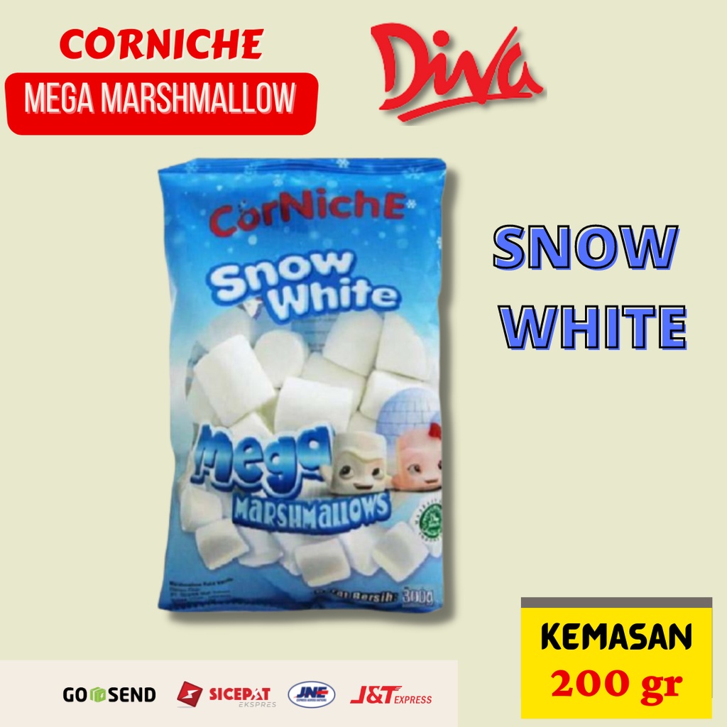

[300gr] Mega Marshmallow Corniche Snow White