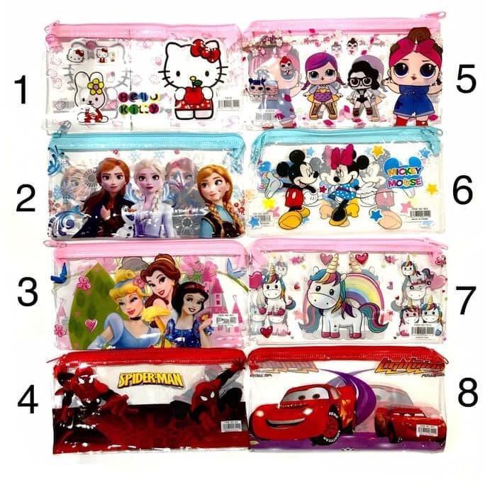 

Tempat Pensil Karakter Anak Kotak Alat Tulis Souvenir Stationery Ziper Grocer01 Original