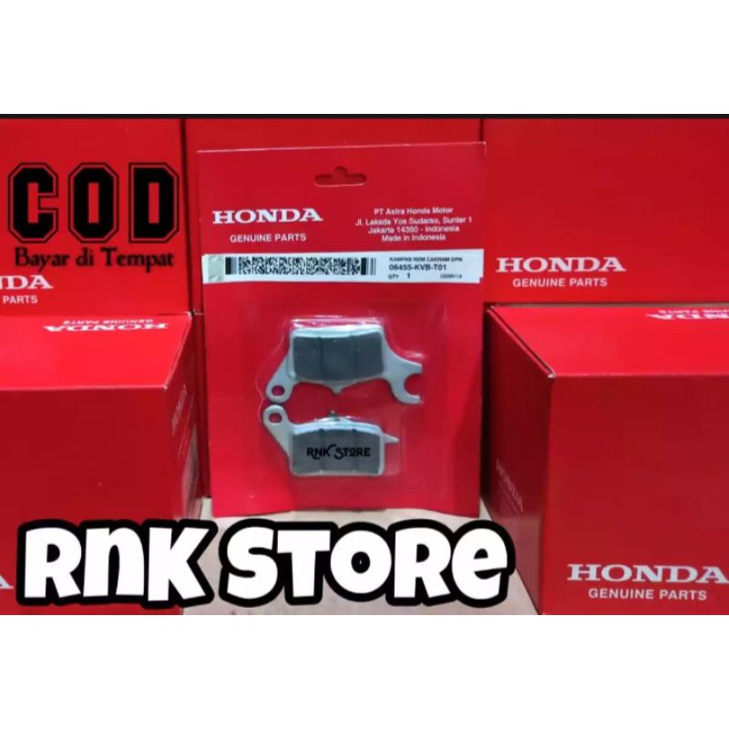 Kampas Rem Depan Honda Vario DISPAD KAMPAS REM DEPAN BEAT VARIO 125 OLD VARIO 150 SCOOPY RNK STORE