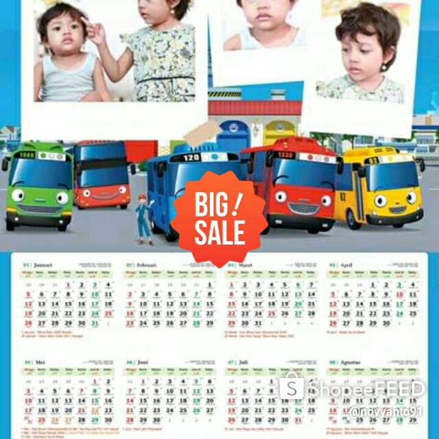 

Kalender 2020 custom foto murah.