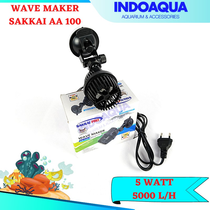 Mesin Arus Air Aquarium Wave Maker Aquascape Sakai Pro AA 100