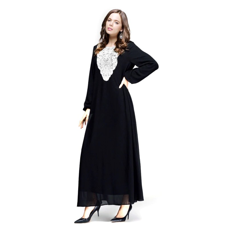 New Women's Elegant Maxi Long Dress Kaftan Jilbab Islamic Abaya Muslim Cocktail PY3