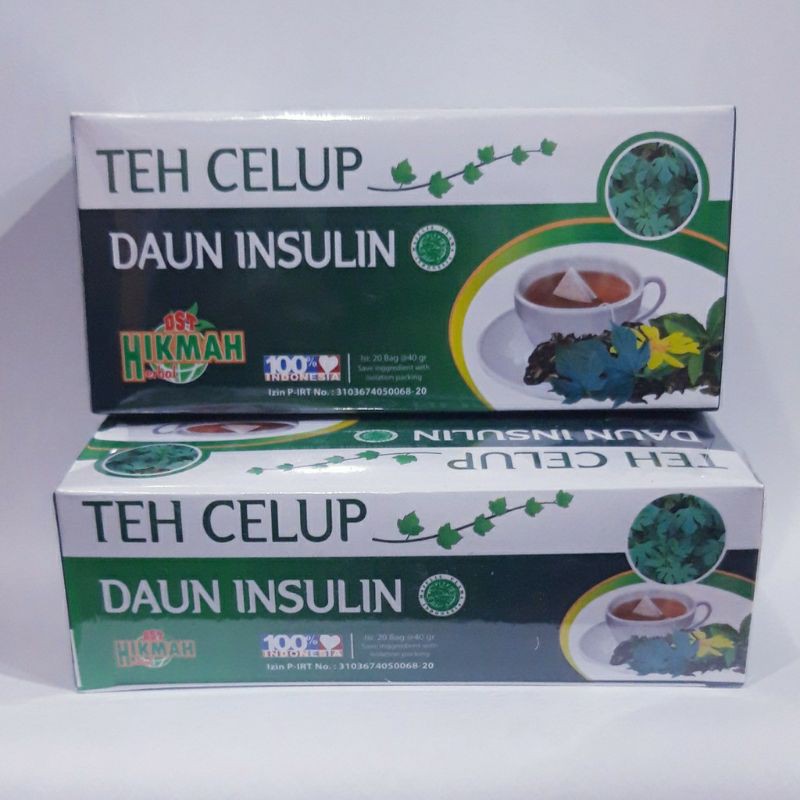 

BERKHASIAT_TEH CELUP DAUN INSULIN_DIABETES
