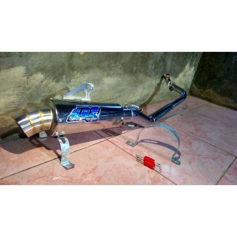 knalpot racing DOS muffler beat series , sky wave,spin, Genio, Scoopy