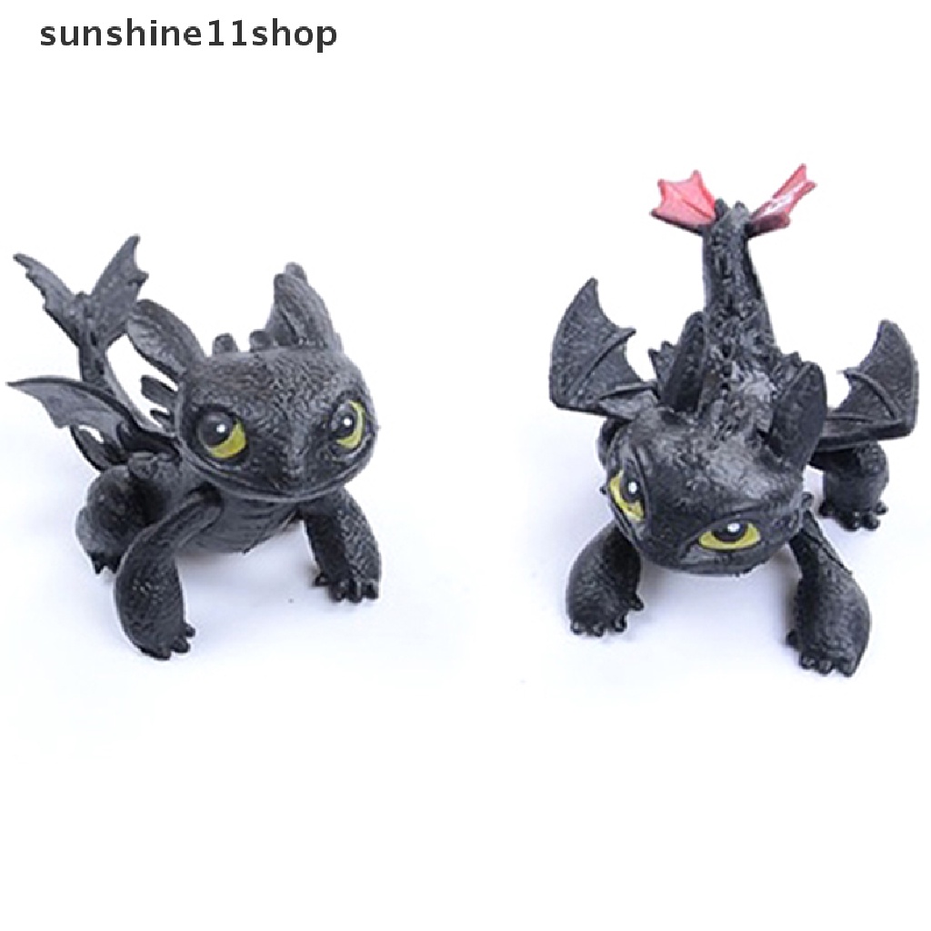 Sho Mainan Action Figure Toothless Night Fury Dragon Untuk Koleksi