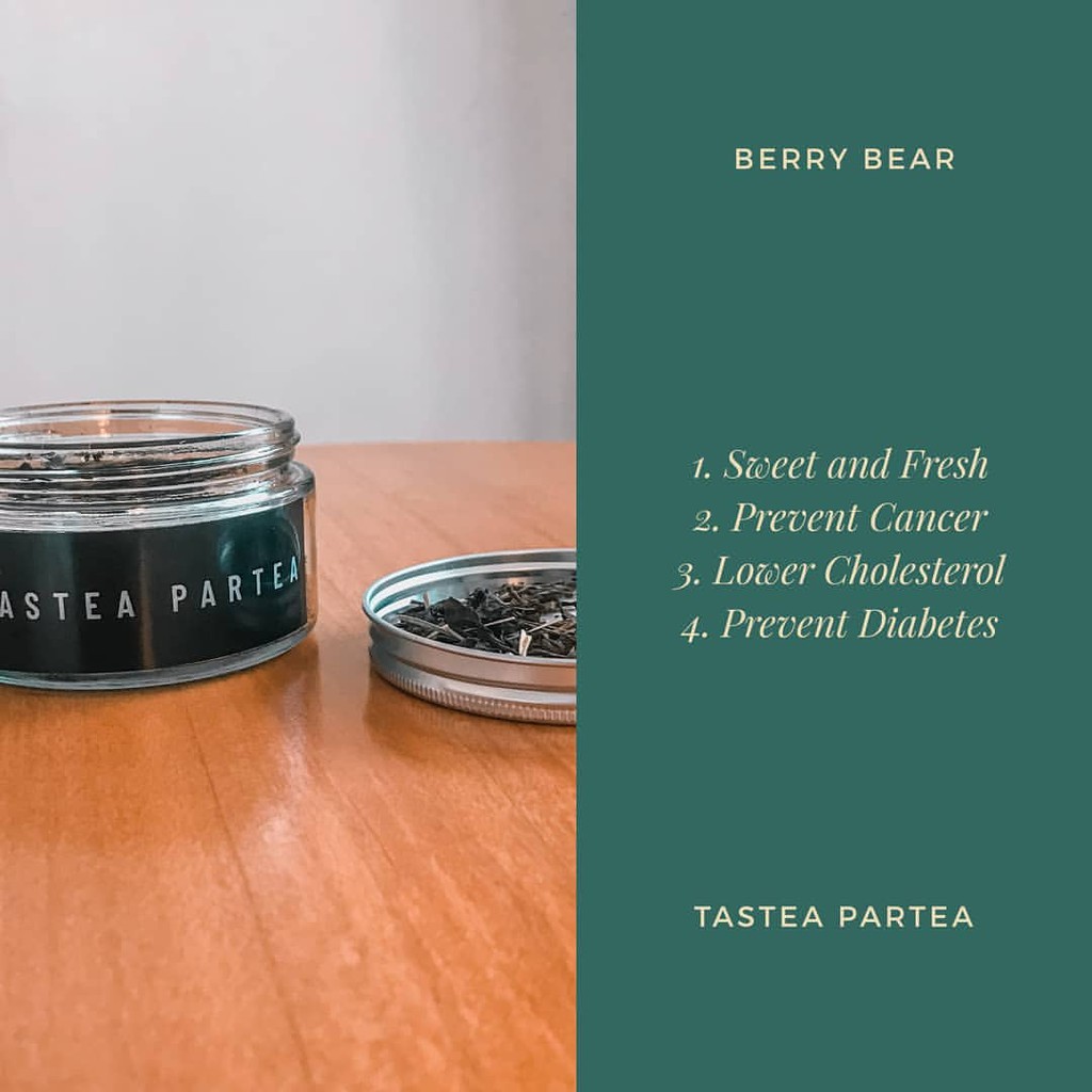 

Berry Bear Artisan Tea Blend by Tastea Partea (25 Gram)