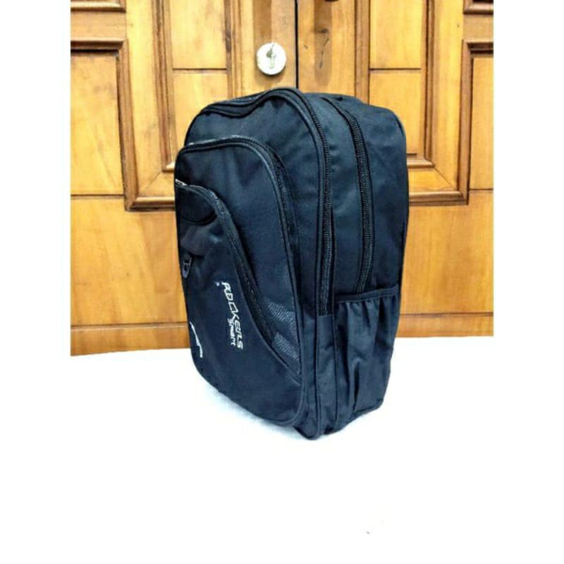 Tas Anak Laki Laki SD SMP SMA Ransel Polo Punggung Back Pack Hitam Kerja Luar Kota