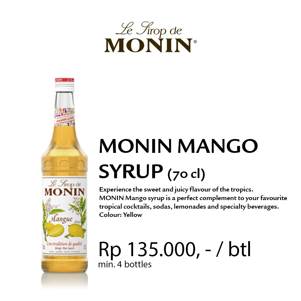 

Monin Syrup Mango